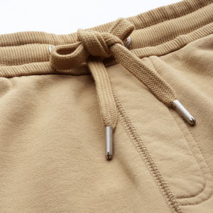 Short de plage en worsted bleu ciel personnalisé solide léger séchage rapide été maillot de bain pour hommes taille élastique cordon de serrage - Product Image 4