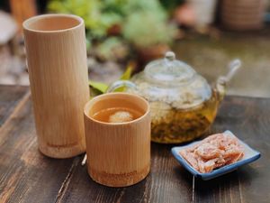 ถ้วยดื่มไม้ไผ่ธรรมชาติช้อนไม้ไผ่สำหรับร้านกาแฟสมูทตี้ร้านกาแฟร้านอาหารโรงแรม - Product Image 3