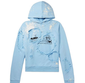 Sweat-shirt surdimensionné à la coupe ample, personnalisé, lourd, uni, délavé au soleil, délavé à la pierre, délavé, avec logo brodé, impression sérigraphique - Product Image 4