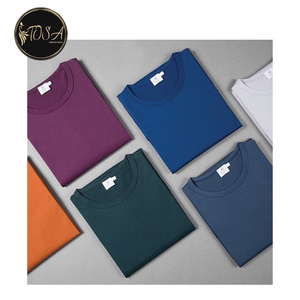 T-shirts à manches courtes pour hommes 100% coton avec logo personnalisé respirant grande taille prix très bon marché vente en gros - Product Image 5