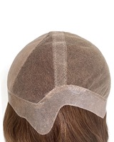 Perruque pour femmes en cheveux humains vierges naturels, nœuds invisibles, dentelle suisse complète, soie supérieure