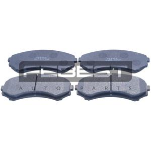Set di pastiglie freno anteriori FEBEST (0401-V75F) - Product Image 1