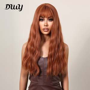 26 Inches <b>Long</b> Synthetic <b>Wig</b> for Women Curly Red Brown for Daily Use Parties or Cosplay Great for Photos-LC1065-1 - Product Image 4