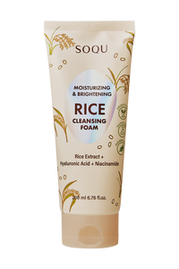 Espuma Limpiadora Facial Humectante e Iluminadora de Arroz SOQU - Product Image 1