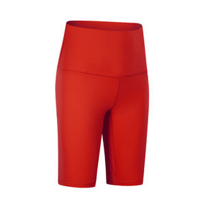 Short de yoga taille haute pour femmes OEM Short de sport amincissant respirant à séchage rapide Short de sport texturé simple pour motard Short de levage des fesses - Product Image 3
