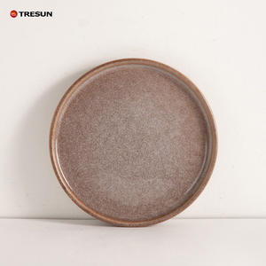 ชุดภาชนะอาหารสไตล์นอร์ดิกเคลือบสีรีแอคทีฟหรูหรามีพื้นผิวที่ไม่สม่ำเสมอและโทนสีดินลึกสำหรับงานเลี้ยงงานแต่งงาน - Product Image 4