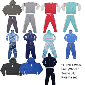 Women <b>Tie</b> <b>Dye</b> Hoodie Two Piece Crewneck <b>Sweatshirt</b> Jogger 2 Piece Crop Set Women Tracksuit Printed Casu Wearing hot OEM - Product Image 2