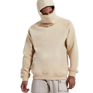 Sweat-shirt zippé vierge pour homme en coton biologique, personnalisable, épais, avec tissu double couche Air Layer, confortable, coupe ample - Product Image 6