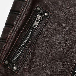 Chaleco de Cuero Casual para Hombre, Calidad Premium, Transpirable, con Botones, Precio de Fábrica, Servicio ODM, Mejor Material, Logotipo Personalizable - Product Image 5