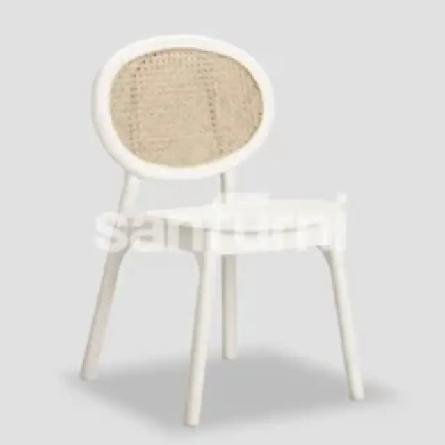 Modern simple solid wooden dining chair wholesale price furniture high quality export premium dining chair