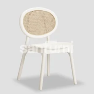 Silla de comedor de madera de teca simple y moderna, muebles Premium de alta calidad para hoteles y apartamentos, precio al por mayor - Product Image 1