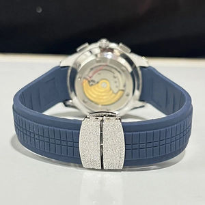 นาฬิกาข้อมือฮิปฮอปผู้ชาย สแตนเลสสตีล ประดับเพชรแล็บ พร้อมกลไกอัตโนมัติ - Product Image 4