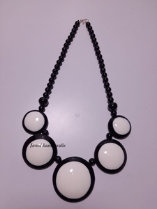 Collar de Cuentas de Resina con Diseño Antiguo de Alta Calidad, Forma de Bola, para Chicas, Gargantilla de Moda para Fiestas, Bodas y Aniversarios - Product Image 5