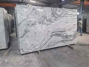 Producto pulido de granito blanco Viscon de estilo de diseño moderno y Premium disponible en forma de losa grande - Product Image 5