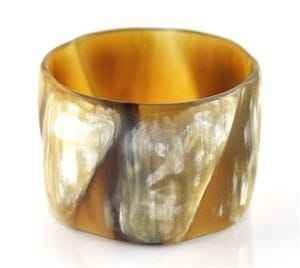 กำไลข้อมือทำมือจากเขาควายธรรมชาติรักษ์โลก ดีไซน์ทันสมัย ปรับขนาดได้ เหมาะสำหรับงานแต่งงาน ขายส่ง - Product Image 6