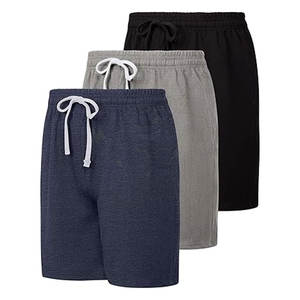 <b>Men's</b> Cotton 9" French Terry Casual <b>Lounge</b> Sweat <b>Shorts</b> Pockets Gym Activewear for Relaxation Sports Wear - Product Image 1