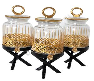 Exhibidor de Pasteles de Lujo para Mesa de Postres de Boda, Centro de Mesa para Pasteles, Dulces y Golosinas - Product Image 1