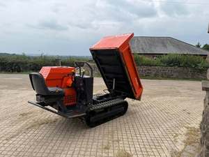 Kubota kc120 1.2 tấn động cơ diesel cao su theo dõi Dumper với 3-Way Tipping thủy tĩnh ổ đĩa hộp số tiêu thụ nhiên liệu thấp - Product Image 6