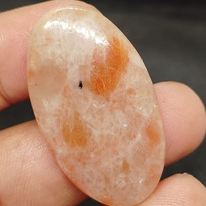 Cabujón de Piedra Preciosa Natural de Alta Calidad, Tamaños Mixtos de 5-8 mm, Pulido, Color Naranja, para Fabricación de Joyas, Sin Tratamientos - Product Image 1