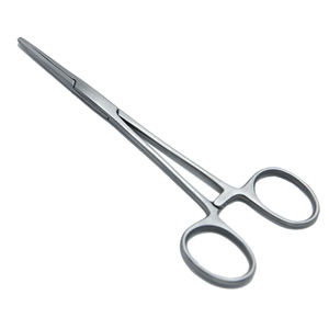 Pinzas hemostáticas Pinzas quirúrgicas curvas de 22CM Instrumentos quirúrgicos médicos y de salud de acero inoxidable dentados - Product Image 3