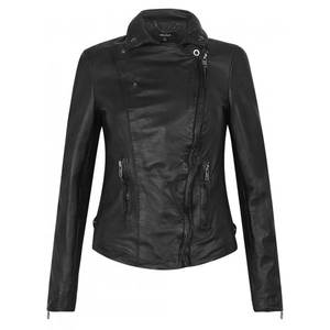 Chaqueta de cuero de mujer de tamaño adulto de moda lienzo transpirable impreso personalizable servicio OEM de alta calidad - Product Image 1