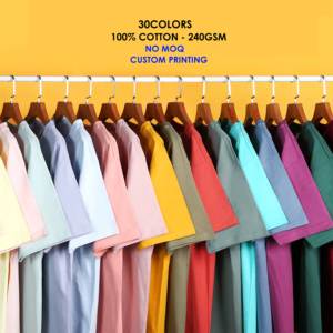 T-shirts haut de gamme grande taille T-shirt blanc en coton imprimé streetwear noir lourd pour hommes - Product Image 3