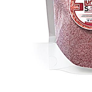 Sel rose de l'Himalaya 100% naturel, fin, moyen, non raffiné, pureté 99,99%, extraits à la main, pour la cuisine et la thérapie, transparent, avec fermeture éclair - Product Image 4