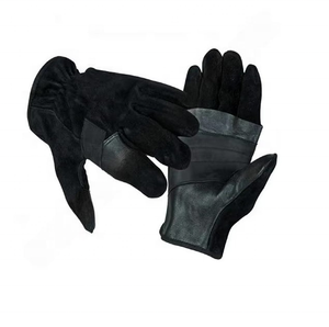 <b>Roping</b> Purpose Rescue Tactical Com Bat Cut Proof Needle Resistant Anti Slip Leather Palm Safety Gloves - Product Image 3