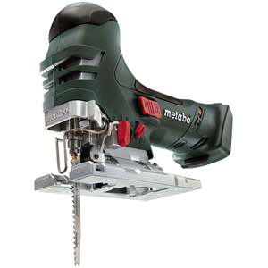 Scie sauteuse orbitale CDLS 18V verte/noire à poignée ergonomique, sans fil, portable, pour le sciage industriel et le bricolage du bois et du métal - Product Image 3