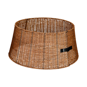 Collar de Árbol de Navidad Redondo de Ratán de Alta Calidad al por Mayor, Decoraciones Navideñas Rústicas Hechas en Vietnam, Buen Precio - Product Image 3