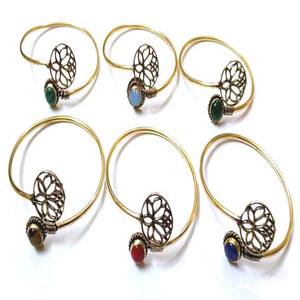 2025 mode laiton bracelets cristal Bracelets bijoux de luxe pour les femmes plaqué or laiton chrétien cadeau or fête BL-3460 - Product Image 1