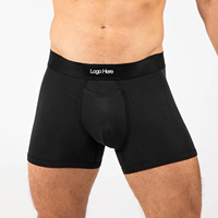 Boxer en coton bio de haute qualité pour hommes bande de taille élastique respirant imprimé caleçon de marque pour hommes directement