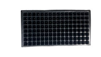 Plateau de semis en plastique PET robuste avec trous de drainage, 128 cellules, réutilisable, écologique, pour la propagation de légumes, d'herbes et de fleurs
