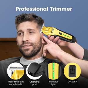 Kit de barbier professionnel sans fil rechargeable pour hommes, ensemble de coupe de cheveux avec prise US, tondeuses et coupe-cheveux alimentées par l'alimentation US - Product Image 4