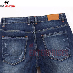 ขายส่งกางเกงยีนส์คุณภาพสูงกางเกงที่กําหนดเองระบายอากาศกางเกงยีนส์ผู้ชายสีดําล้างผลิตปากีสถานกางเกงยีนส์สลิมฟิตกางเกง - Product Image 4