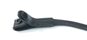 Bande de sourcils en cuir plat sans canal de haute qualité Pop Snap Button Utilisation équestre pour les sports de plein air et l'équitation - Product Image 5