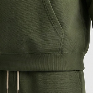 Conjuntos de Sudadera con Capucha para Hombre, Sudaderas Unisex de Algodón Orgánico, Conjuntos Deportivos Personalizados, Chándal para Hombre, Ropa Deportiva para Gimnasio, Fitness y Running - Product Image 5