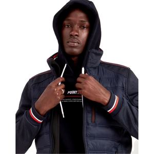 2025 hommes coupe-vent épais chaud veste coupe-vent coton rembourré fermeture éclair manteaux mâle col montant en gros pas cher bouffant veste - Product Image 6