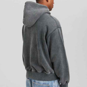 OEM Service ACID WASHED Hoodies Pour Hommes Street Wear Boxy Fit 100% Qualité Supérieure Respirant Coton ACID WASHED Hommes Hoodies 2025 - Product Image 2