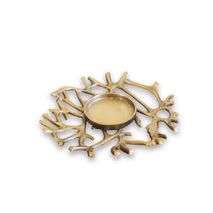 Hot Luxury Privilege Gold Metal Seahorse Candle Holder Juego de 2 para la nueva llegada Portavelas hecho a mano para la decoración de la boda - Product Image 4