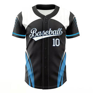 Vente directe en usine de maillot de baseball de marque privée personnalisé le plus vendu prix technique imprimé - Product Image 2