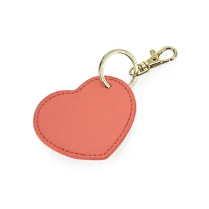 Boutique Personalized Leather <b>Keychain</b> in Heart Key Clip Design <b>Custom</b> Gadgets - Product Image 6