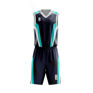 Uniforme de basket-ball léger à séchage rapide pour hommes, 100% polyester, logo personnalisé et nom du joueur, service OEM - Product Image 4
