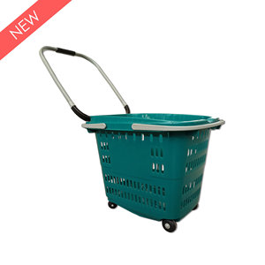 ตะกร้าช้อปปิ้งแม็กซี่แบบมีล้อ 4 ล้อ - Product Image 3
