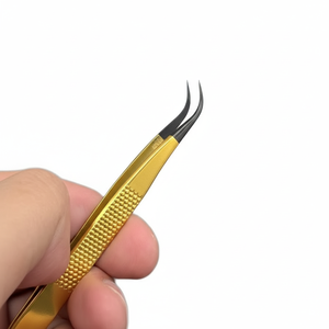 Pinzas Profesionales de Acero Inoxidable para Extensión de Pestañas, Punta Puntiaguda y Dentada, Duraderas, Aplicador de Pestañas Postizas, Pinzas para Pestañas de Visón - Product Image 3