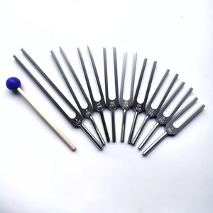 Aleación de aluminio Chakra Tuning Fork Set 174Hz-963Hz Manual Sound Healing Yoga Meditación Instrumento de musicoterapia - Product Image 5