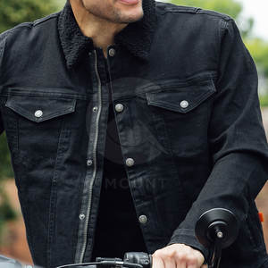 Services OEM Conception personnalisée de haute qualité Veste en jean pour hommes Nouveau design 2025 Veste en jean pour hommes - Product Image 6