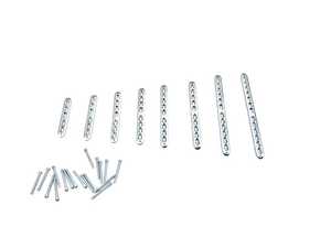 Juego de 8 placas LCP de 2,4mm con 50 tornillos de bloqueo Instrumentos ortopédicos veterinarios - Product Image 4