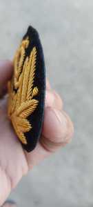 ตราสัญลักษณ์หมวกผ้าแคนวาส 3 มิติ ยี่ห้อ WOK INDUSTRIES ประดับด้วยลวดทองคำปักมือ คริสตัล และงานฝีมือประณีต - Product Image 4