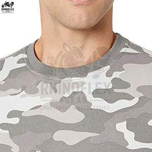 Men's Casual Basic Cotton Blended Camouflage Sweatshirts <b>Long</b> <b>Sleeve</b> <b>Thermal</b> Sportswear for Winter <b>Top</b> Camouflage Sweatshirts - Product Image 2
